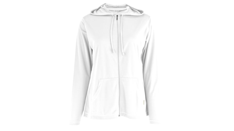 White Sierra Bug Free Zip Hoody - Women's-White-Large