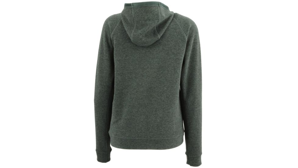 White Sierra Cabin Creek Women Fleece Hoody, Charcoal Heather, Back
