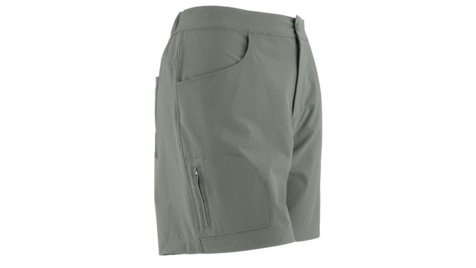 White Sierra Crissy Field Stretch Shorts - Womens, Caviar, Small, D5770W-Caviar - CAV-SMALL