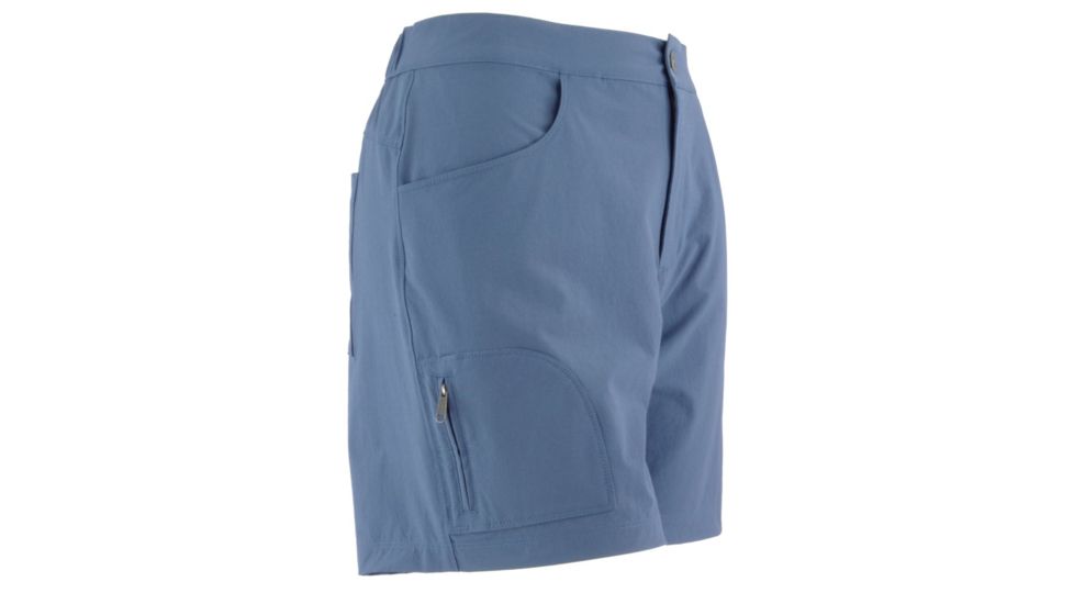 White Sierra Crissy Field Stretch Shorts - Womens, Vintage Indigo, Small, D5770W-Vintage Indigo - VNI-SMALL