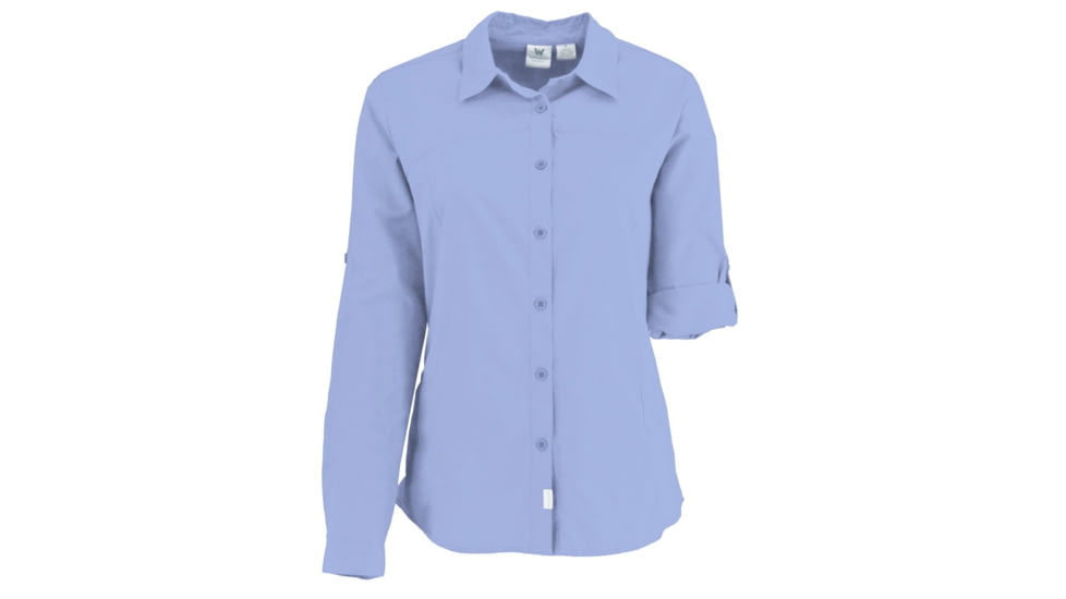 White Sierra Gobi Desert Long Sleeve Shirt - Womens, Light Iris, 3X, X4209WX-Light Iris - LIR-3X