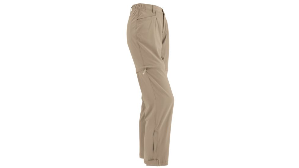 White Sierra Mt. Tamalpais Stretch Convertible Pants - Womens, Bark, Extra Large, D9215W-Bark - BAR-XL