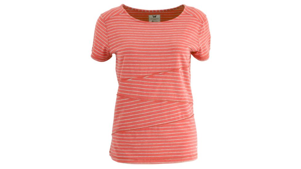 White Sierra Shadow Tee - Womens, Watermelon, Small, D3549W-Watermelon - WML-SMALL