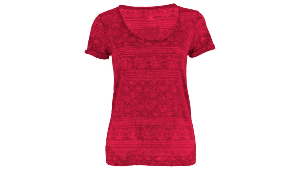 White Sierra Shiva Tee - Women's-Hibiscus-Small
