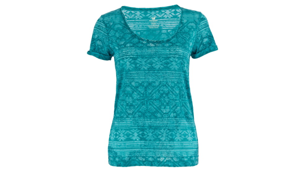 White Sierra Shiva Tee - Women's-Horizon Blue-Small