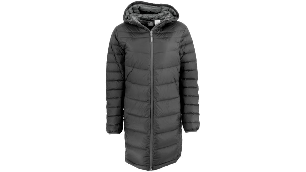 White Sierra Summit Hooded Down Parka - Womens, Black, Medium, T2710W-BLK-MEDIUM