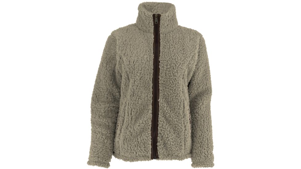 White Sierra Wooly Bully Zip Jacket - Womens-Humus-Large