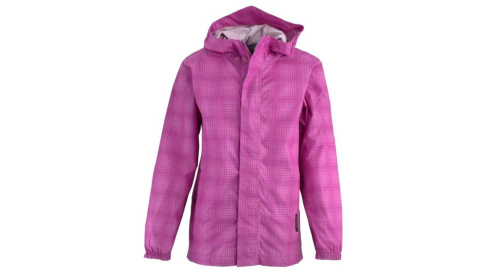 White Sierra Youth Trabagon Rain Shell - Printed - Boys, Orchid, Extra Small, X2208YP-Orchid - ORC-XS