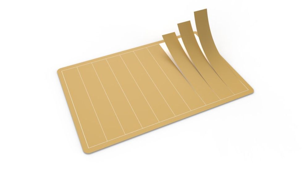 Wicked Edge 5 Micron Aluminum Oxide Lapping Film, 10 strips WEAIO500