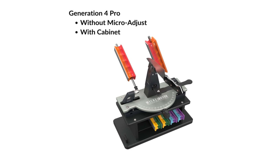 Wicked Edge Generation 4 Pro Knife Sharpeners With Cabinet, WE401