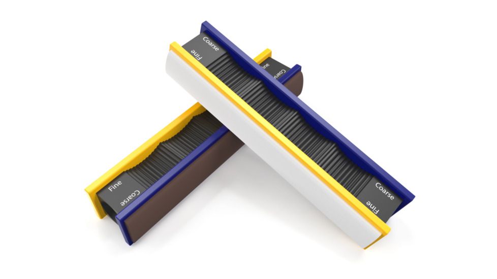 Wicked Edge Medium 400 Grit / Fine 600 Grit Sharpening Stones for Curved Blades WERC400600