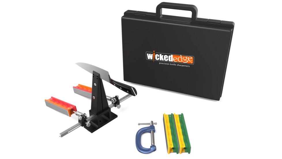 Wicked Edge Precision WE120 Knife Sharpener, Angle Range 13-35degree, Portable, WE120P