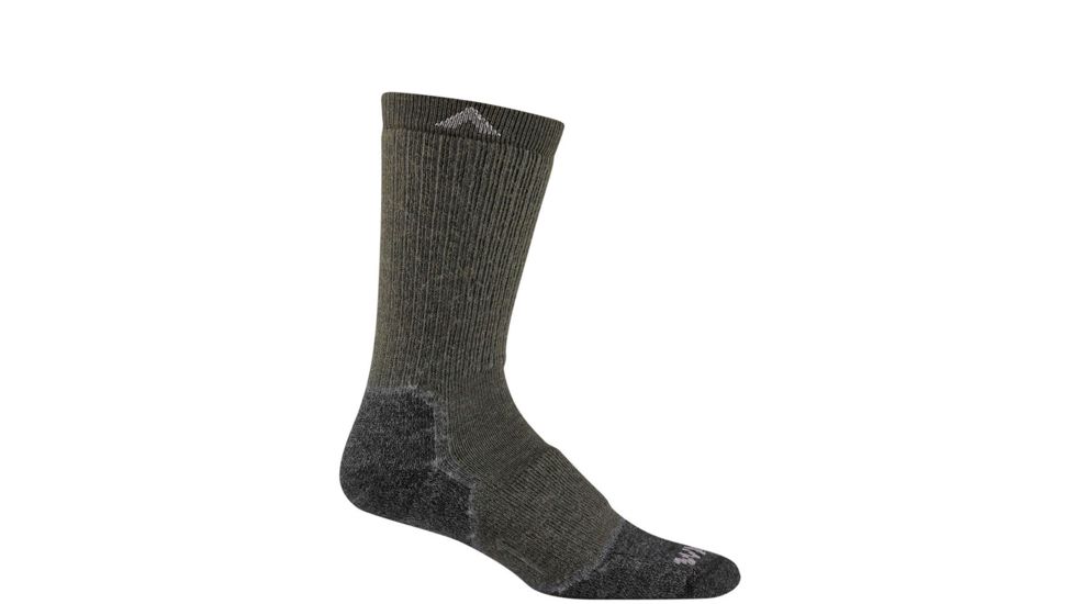 Wigwam Merino Lite Hiker Socks, Olive Green Heather, Medium, F2300-87D-MD