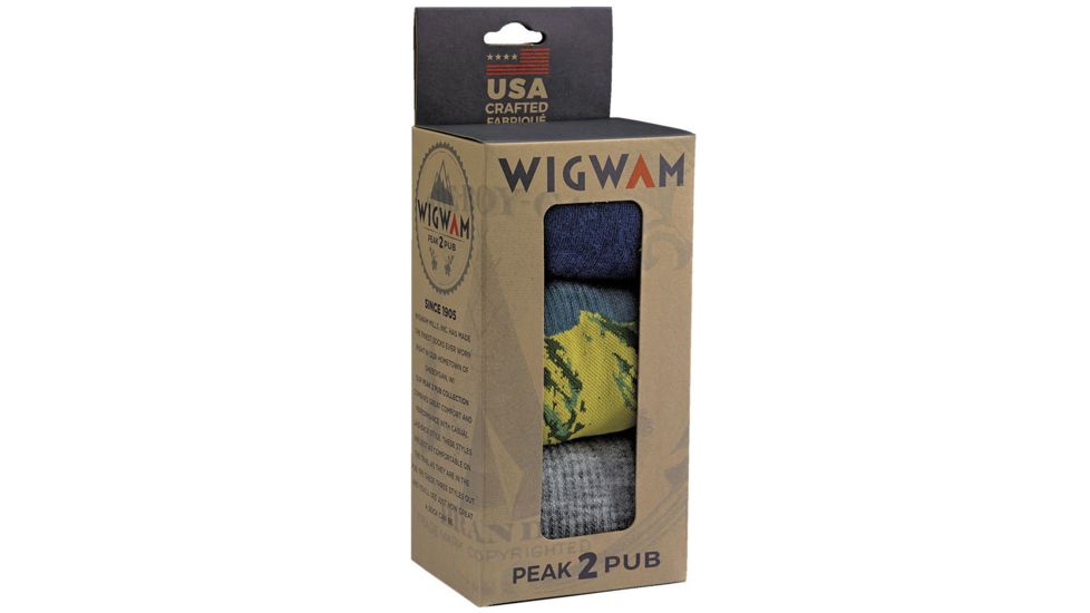 Wigwam PeaktoPub GiftBox Socks -Mens, Assortment, Large, S1510 005LG