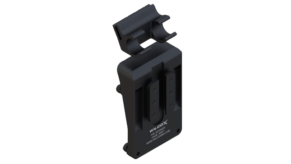 Wilcox DPAM Flight Quick Release Interface Plate, Black, 62104G03-B