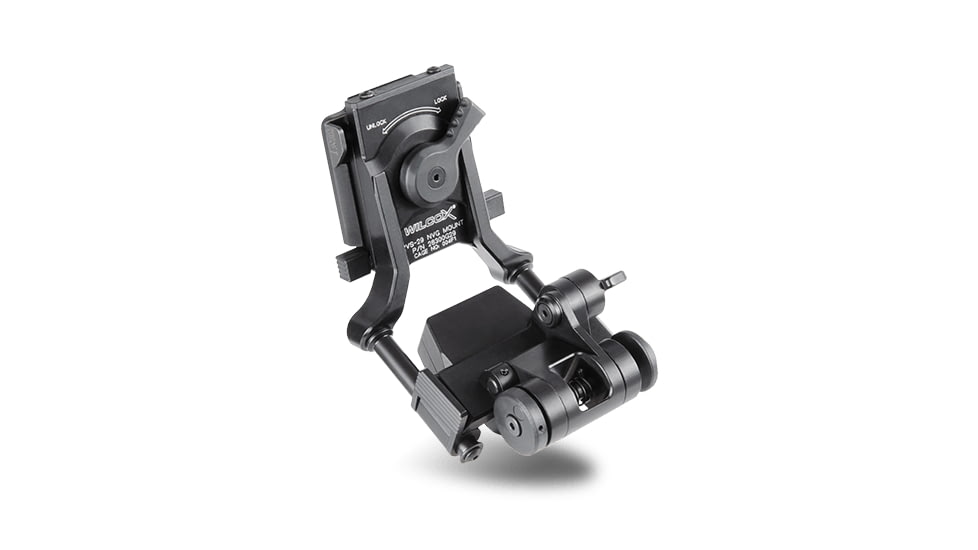 Wilcox G29 Breakaway Night Vision Goggle Mount, Black, 28300G29M-B