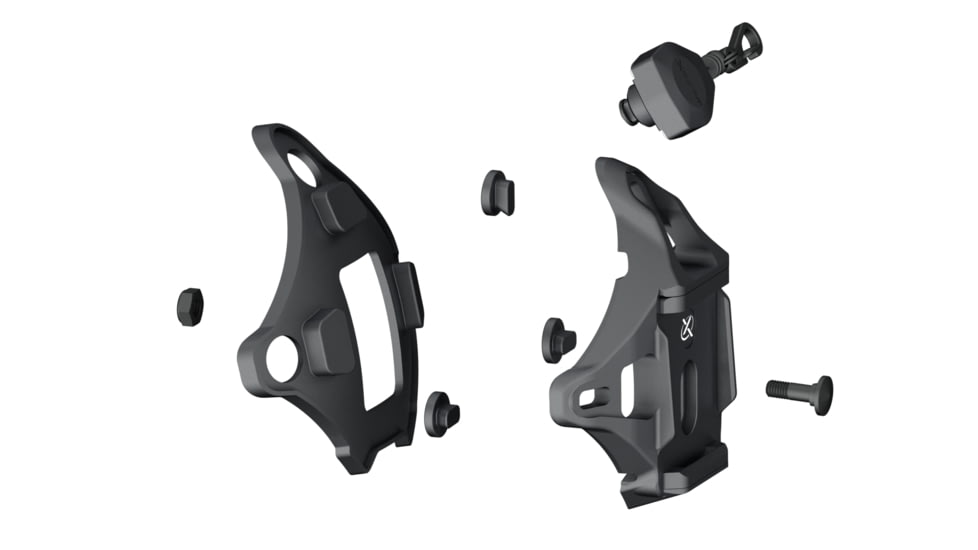 Wilcox Hybrid One/Three Hole Shroud with Lanyard, Black, 56100G39-B