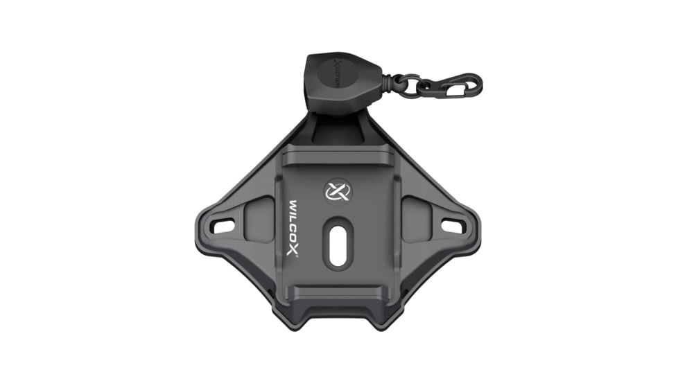 Wilcox Hybrid One/Three Hole Shroud with Lanyard, Black, 56100G39-B