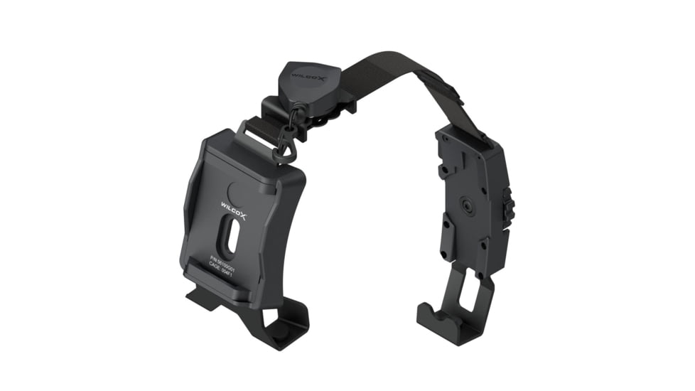 Wilcox Ratchet Strap Shroud f/ Non-Drilled ACH/MICH Helmet, Black, 56100G01-B