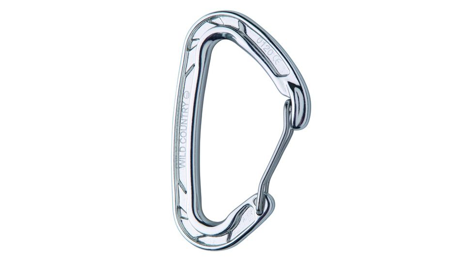 Wild Country Climbing Astro Techwire Carabiner - Silver