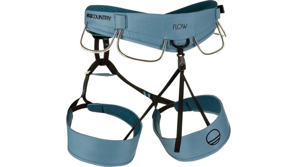 Wild Country Climbing Flow 2.0 Climbing Harnesses - Womens, Deepwater/Petrol, Medium, 40-0000008010-D/PETROL-M