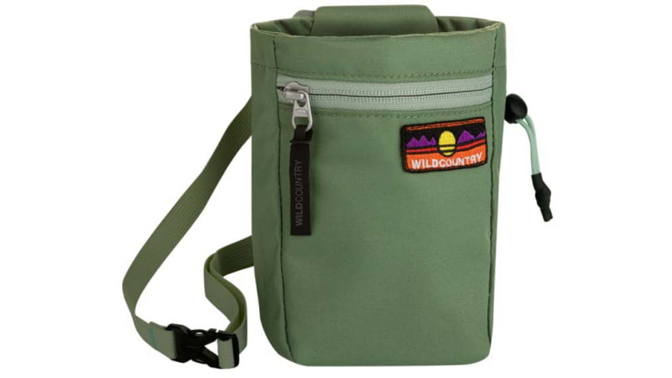 Wild Country Climbing Flow Chalk Bag, Green Ivy, Universal, 40-0000010027-G-UNI
