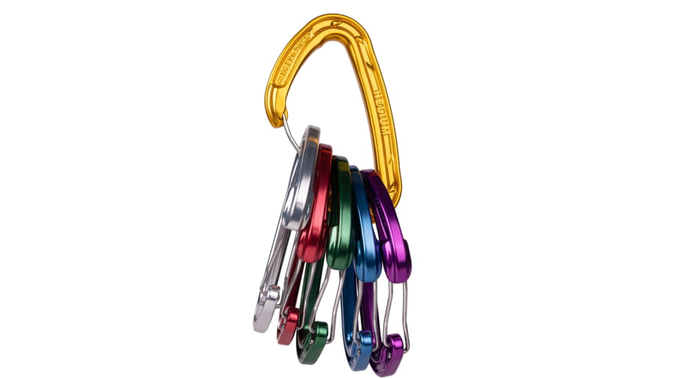 Wild Country Climbing Helium 3.0 Carabiners - 6 pack, Multi, 40-0000000004-PACK
