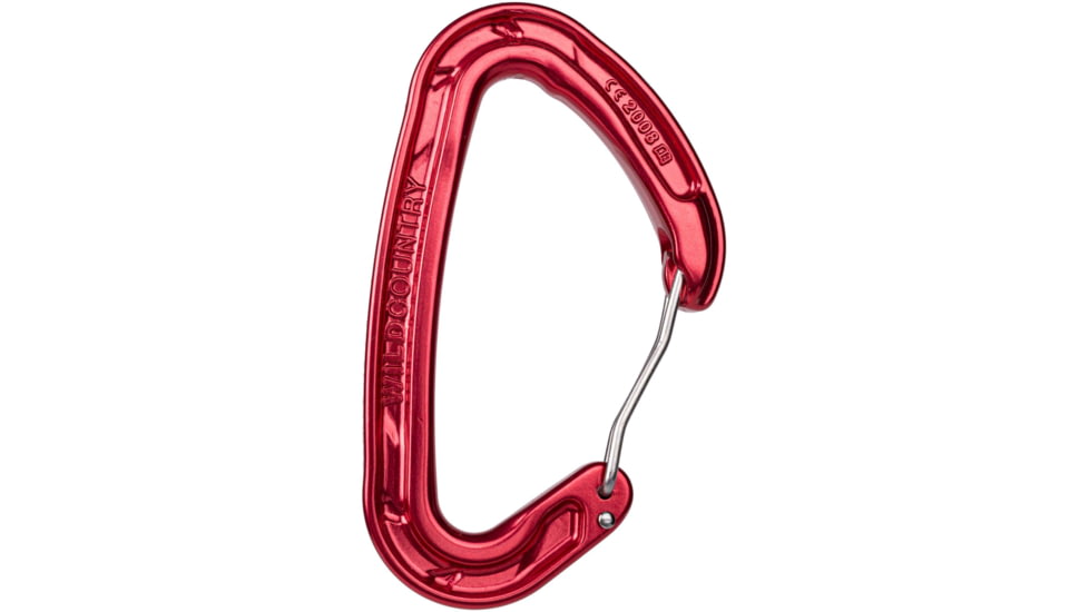 Wild Country Climbing Helium 3.0 Carabiners, Red, One Size, 40-0000000003-RD