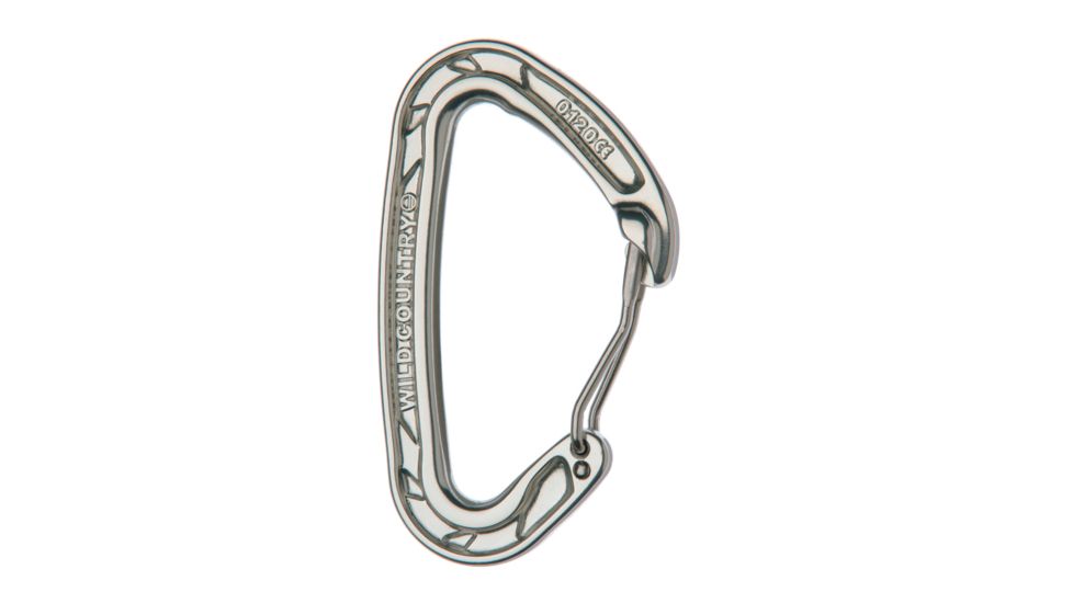 Wild Country Climbing Helium Clean Wire Carabiner - Silver