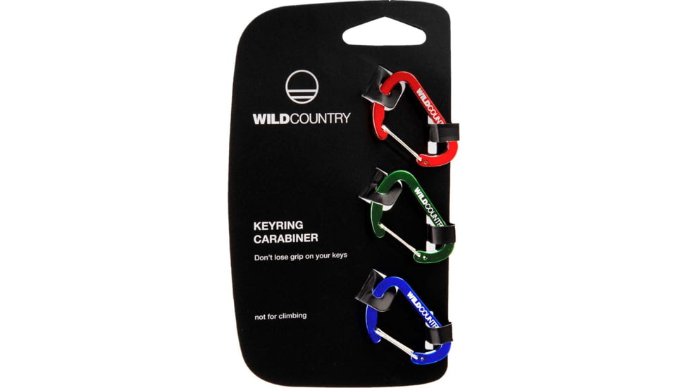 Wild Country Climbing Keyring Carabiner Set, Uni, Universal, 40-0000010028-UNI-UNI
