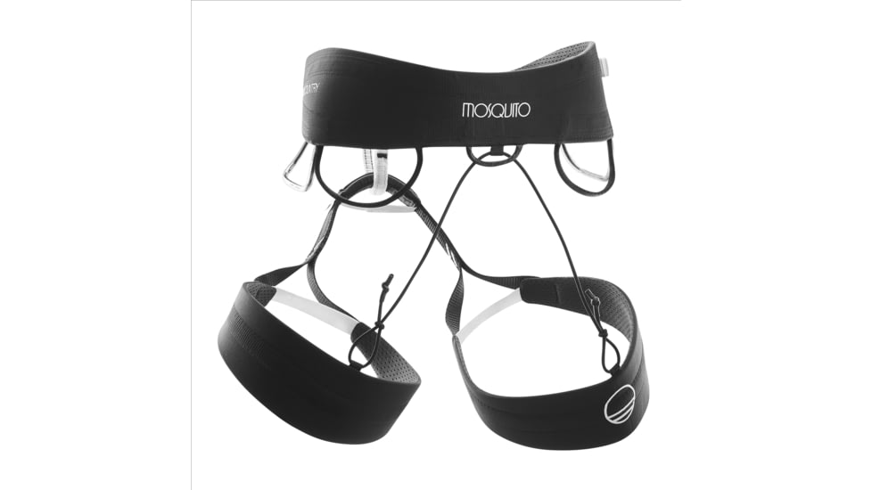 Wild Country Climbing Mosquito Climbing Harness, Black/White, Medium, 40-0000008005-M