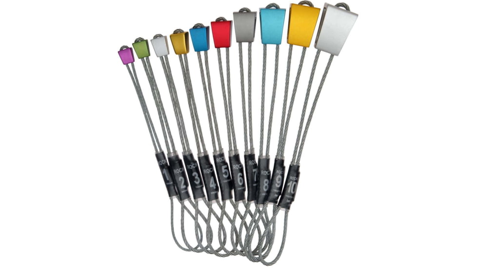 Wild Country Climbing Passive Protection Rock Anodised Set, 1-10, One Color, 40-RWASET3