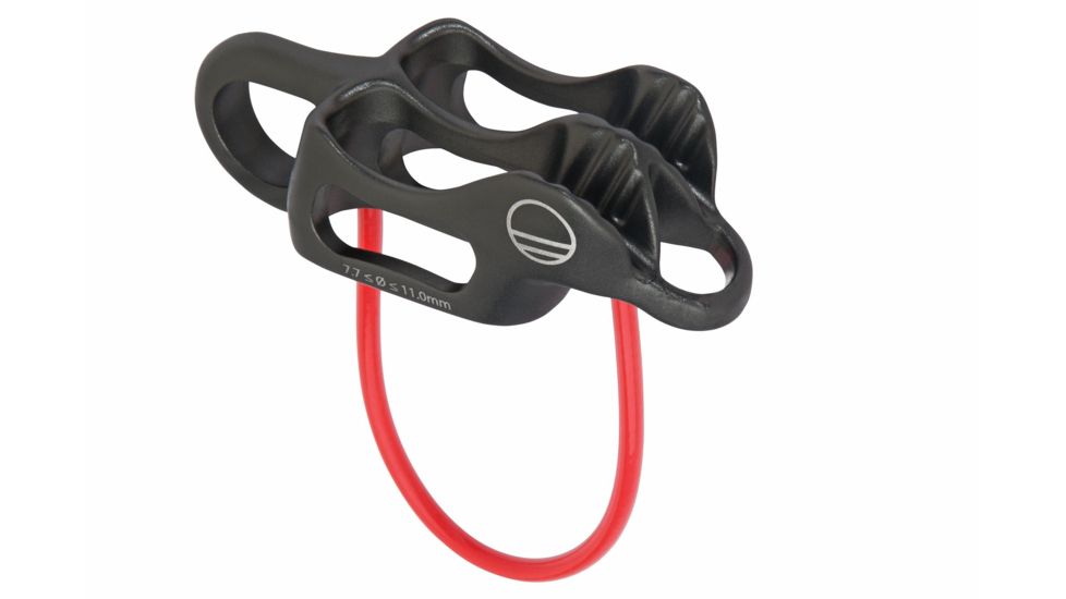 Wild Country Climbing Pro Guide Lite Belay Device, Gunmetal/Tangerine, 40-PROGUIDLT-GT