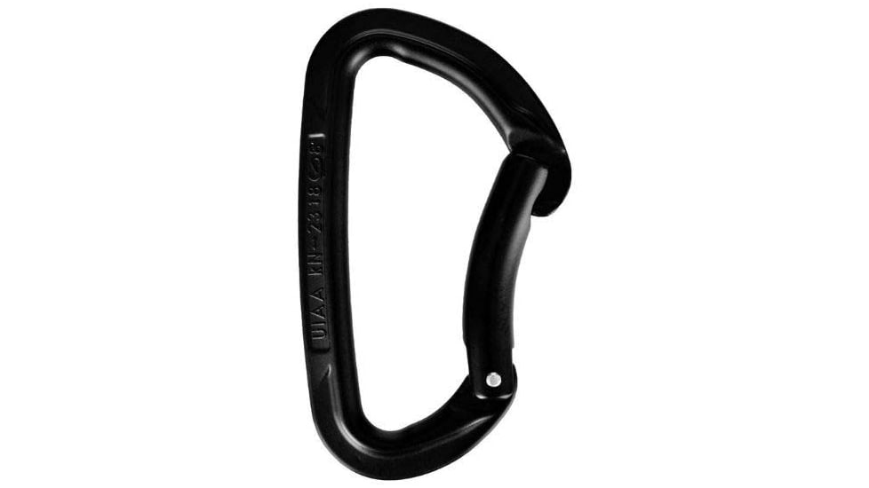 Wild Country Climbing Session Bent Gate Carabiners, Black, One Size, 40-0000000006-blk
