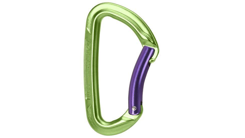 Wild Country Climbing Session Bent Gate Carabiners, Green/Purple, One Size, 40-0000000006