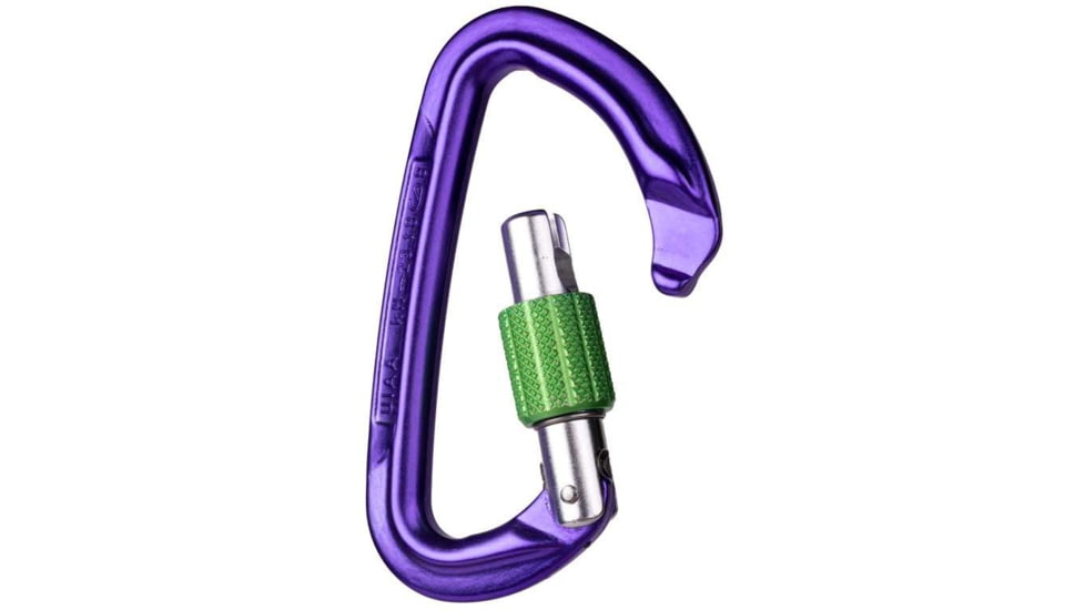 Wild Country Climbing Session Screw Gate Carabiners, Purple/Green, One Size, 40-0000001000