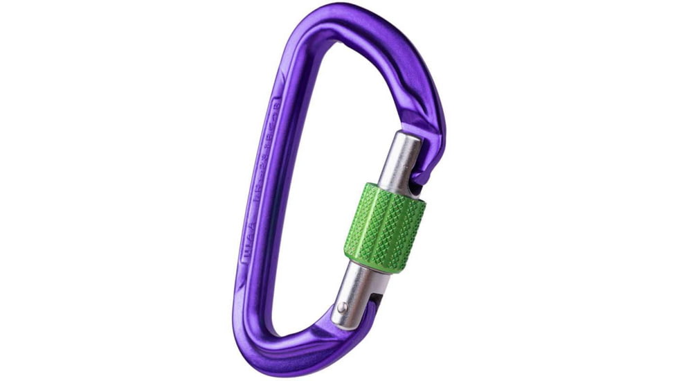 Wild Country Climbing Session Screw Gate Carabiners, Purple/Green, One Size, 40-0000001000