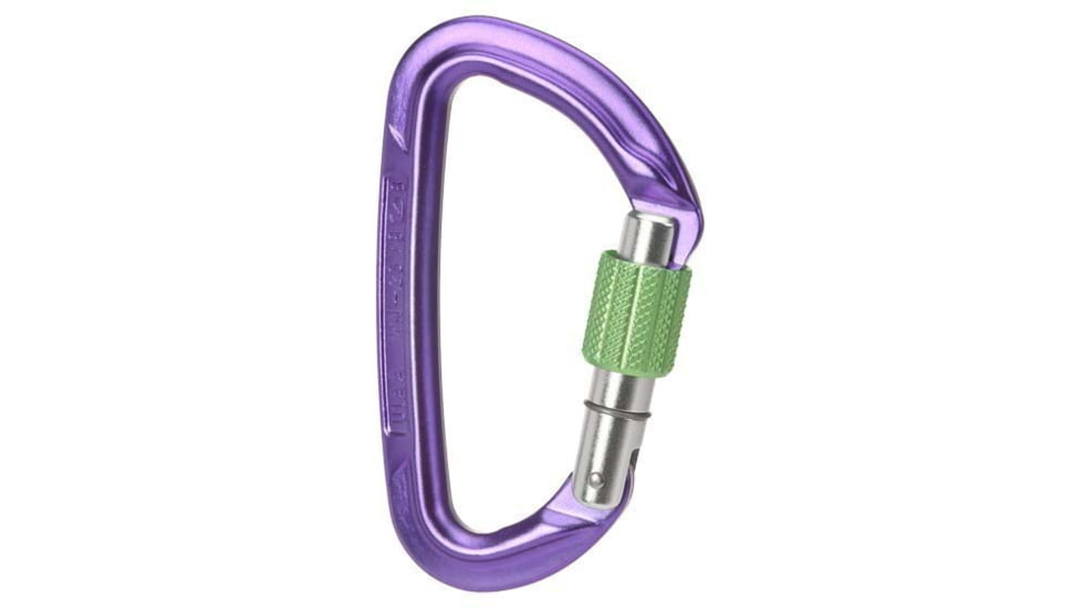 Wild Country Climbing Session Screw Gate Carabiners, Purple/Green, One Size, 40-0000001000