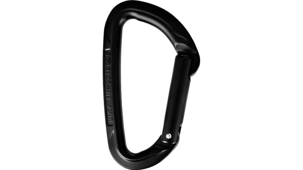 Wild Country Climbing Session Straight Gate Carabiners, Black, One Size, 40-0000000005-blk