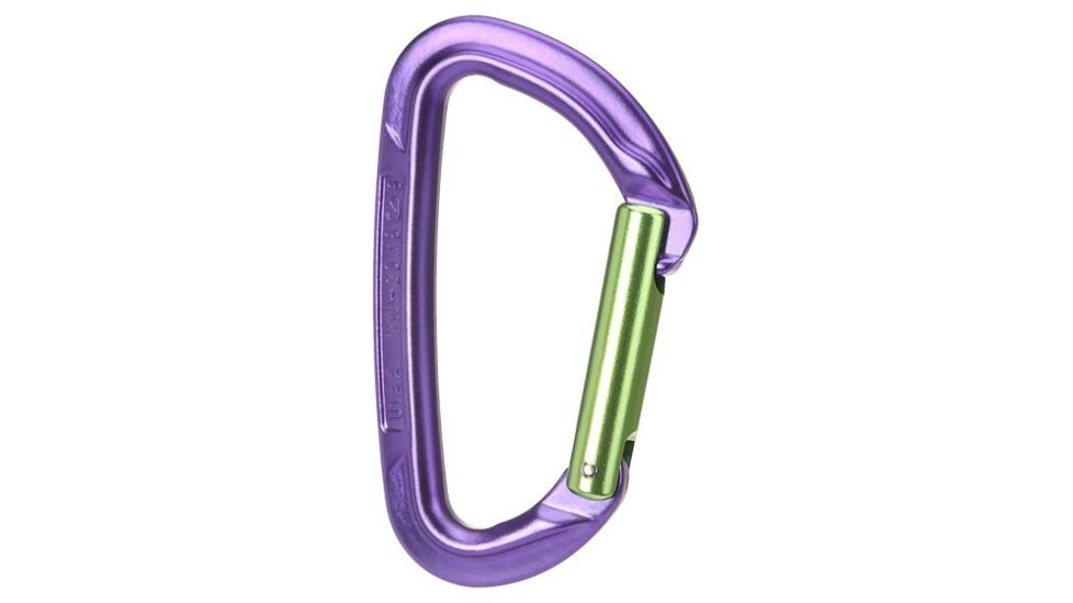 Wild Country Climbing Session Straight Gate Carabiners, Purple/Green, One Size, 40-0000000005