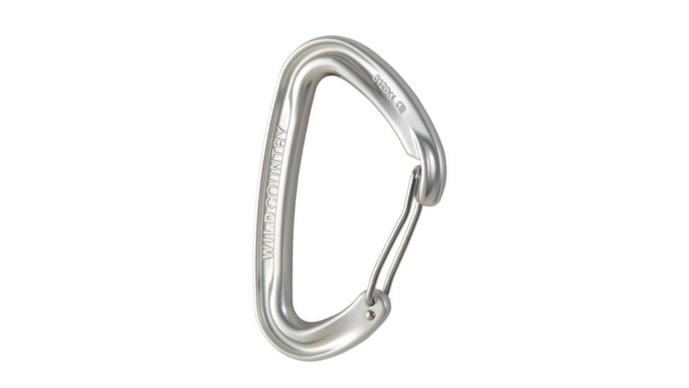 Wild Country Climbing Wild Wire Techwire Carabiner-Silver