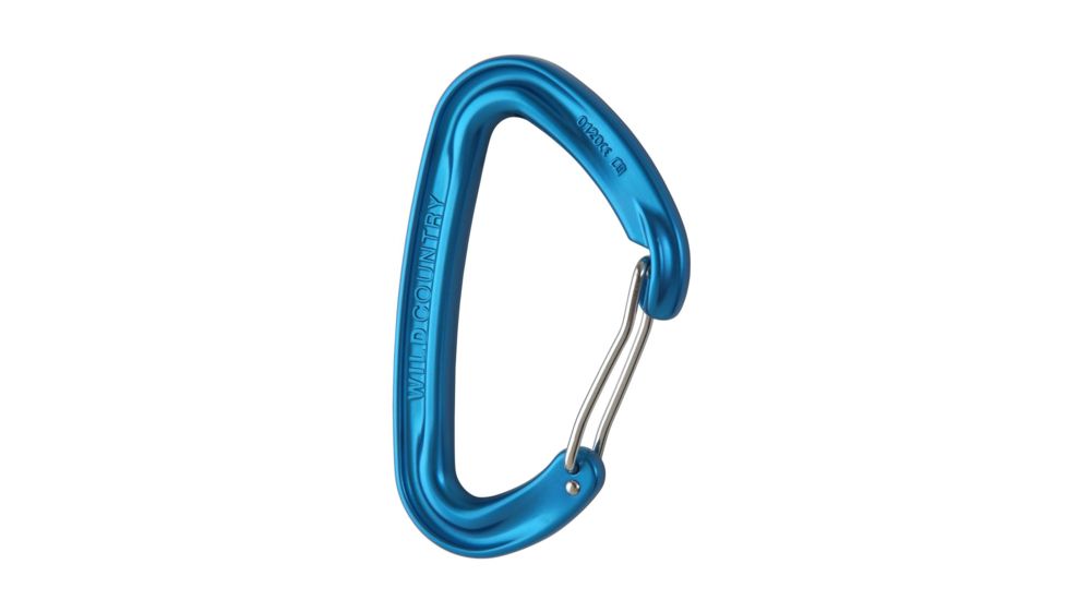 Wild Country Climbing Wildwire Carabiner, Blue, 40-WLD2-BL