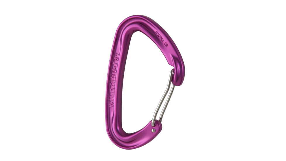 Wild Country Climbing Wildwire Carabiner, Purple, 40-WLD2-PR