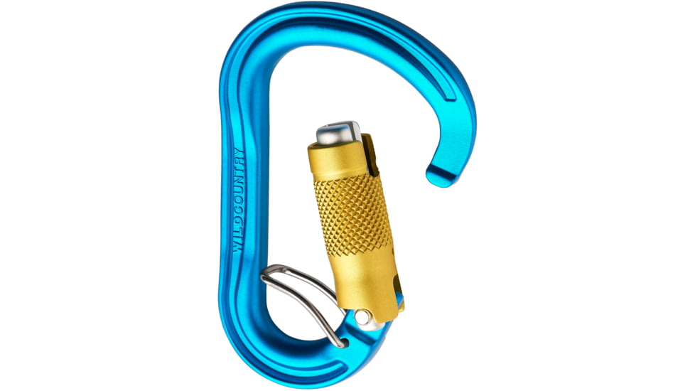 Wild Country Climbing Xenon HMS Trilock Belay, Blue/Yellow, One Size, 40-0000001004