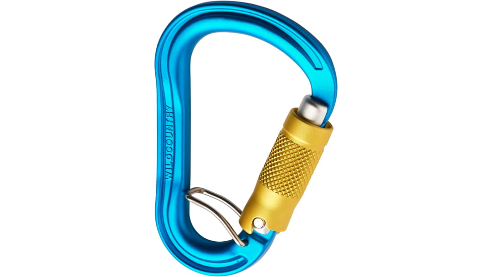 Wild Country Climbing Xenon HMS Trilock Belay, Blue/Yellow, One Size, 40-0000001004