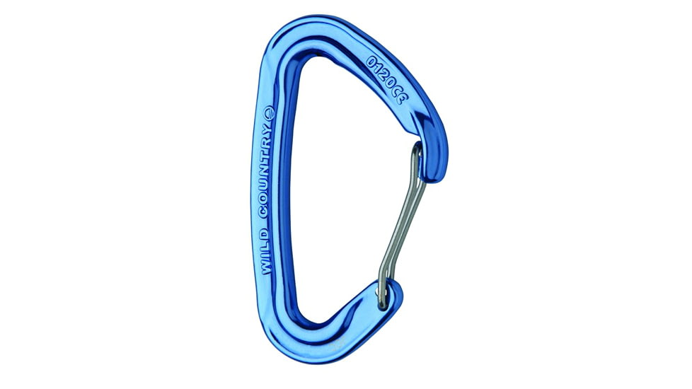 Wild Country Climbing Xenon Tech Wire Carabiner-Blue