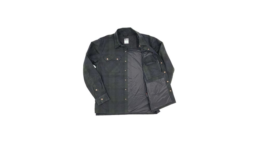 Wild Outdoor Apparel Legendary Forest Ape Waxed Shacket - Mens, Night Watch Plaid, Extra Large, 13168200748