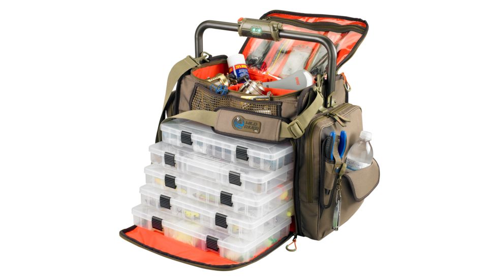 Wild River Lighted Bar Handle Tackle Bag w/5 PT3700 Trays FRONTIER 46833