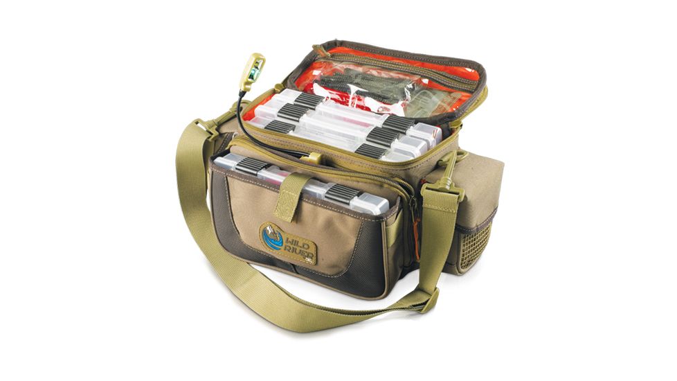 Wild River Tackle Tek Mission Lighted Tackle Bag with 4 Trays 435058