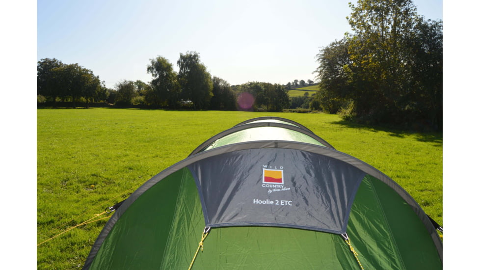 WildCountry Hoolie Compact 2 ETC Tent, Green, 44HC2E0